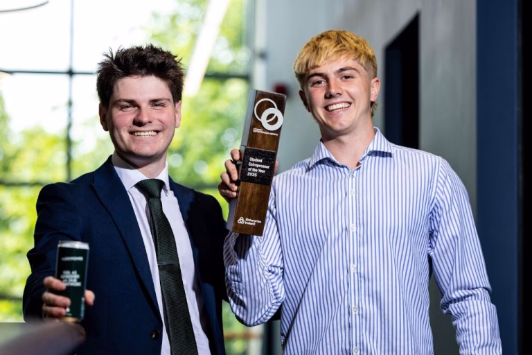 TU Dublin’s Ryan Ormonde and his co-founder Jonathan Hoffman of Saor Water